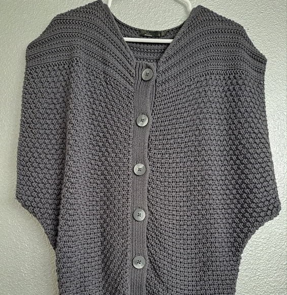 PrAna  Ester Gray Chunky Cardigan   Size S - Picture 1 of 2